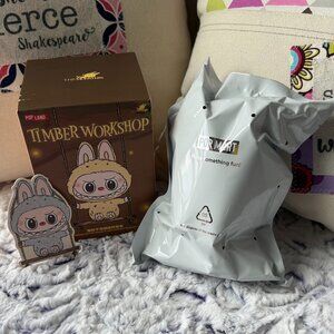 AUTHENTIC THE MONSTERS Timber Workshop Series Playing on the Swing Plush - Grey